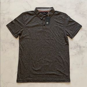 Michael Brandon Textured Polo